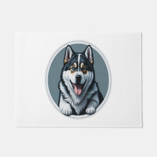 Paillasson heureux Alaskien Malamute Puppy