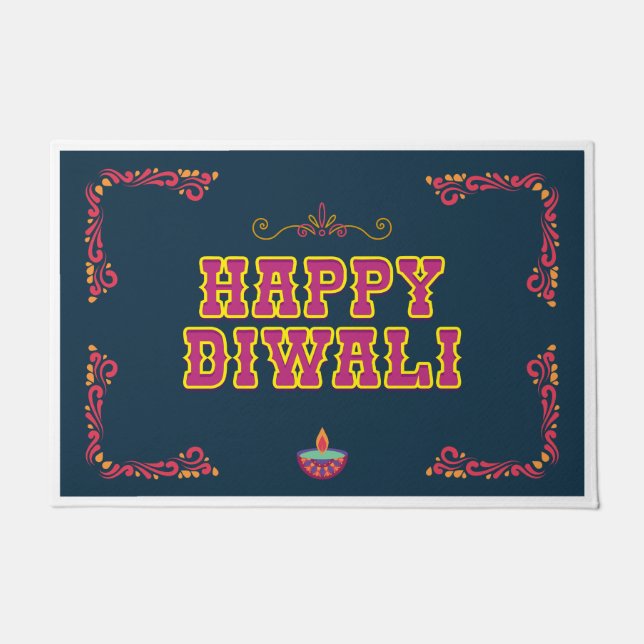 Paillasson Heureux Diwali Doormat (Devant)