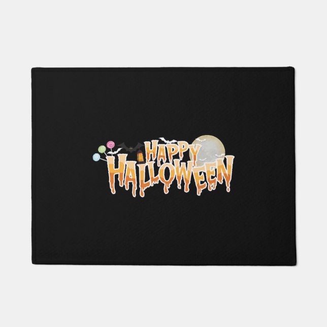 Paillasson heureux halloween (Devant)