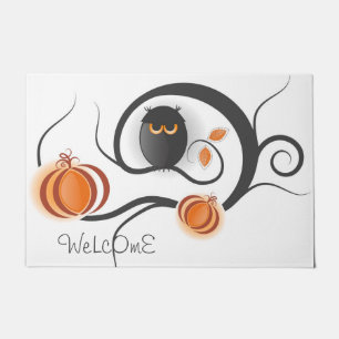 Paillasson Hibou de Halloween
