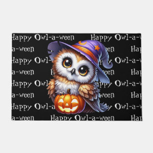 Paillasson Hibou d'Halloween