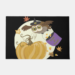 Paillasson Hibou d'Halloween