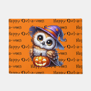 Paillasson Hibou d'Halloween