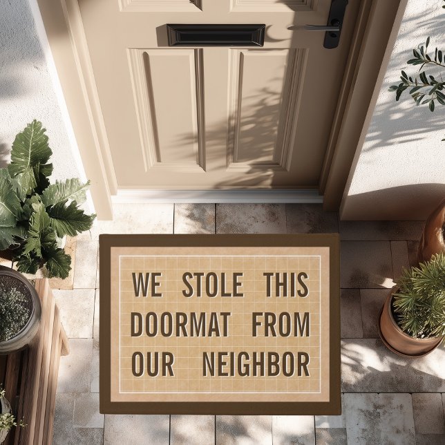 Paillasson Hilare drôle impertinent chic moderne frais (Créateur téléchargé)