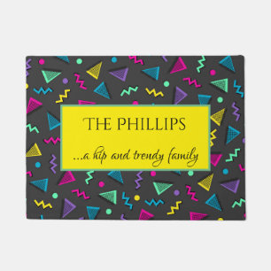 Paillasson Hip et tendance 80s Style Retro Welcome