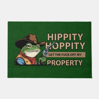 Paillasson Hippity Hoppity Doormat – Funny Welcome Mat 