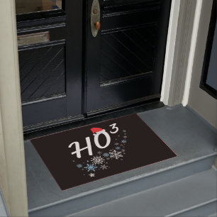 Paillasson HO³ - Drôle Noël Clause Ho Ho Ho Cubed