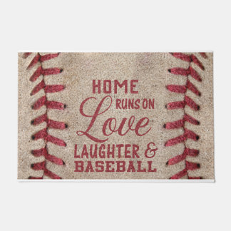 Paillasson Hoem Se Déroule Avec Amour De Rires Et De Baseball