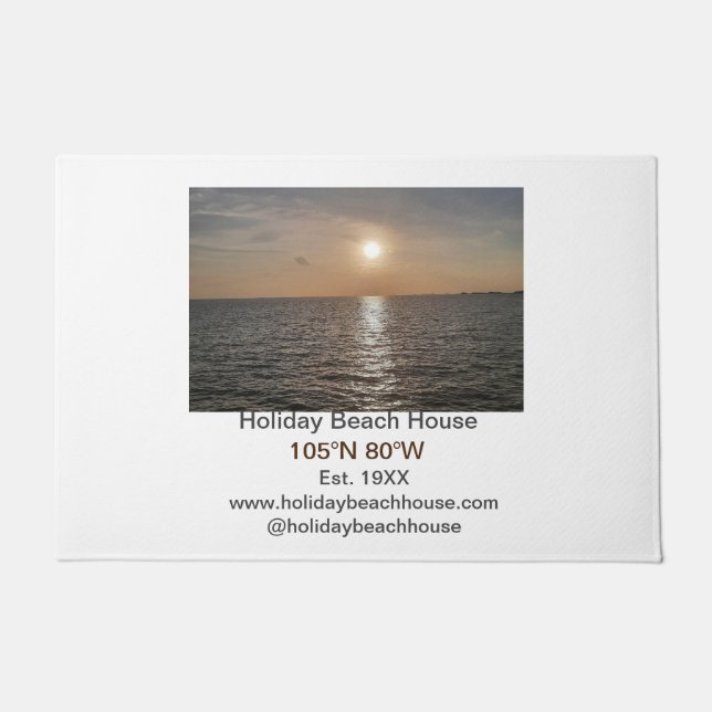 Paillasson Holiday beach ocean house longitude latitude est.  (Devant)