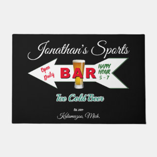 Paillasson Home Bar Tavern Man Cave Cold Beer Man Cave