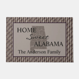 Paillasson Home Sweet Alabama Faux Weaver