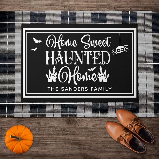 Paillasson Home Sweet Haunted Home - Halloween (Créateur téléchargé)