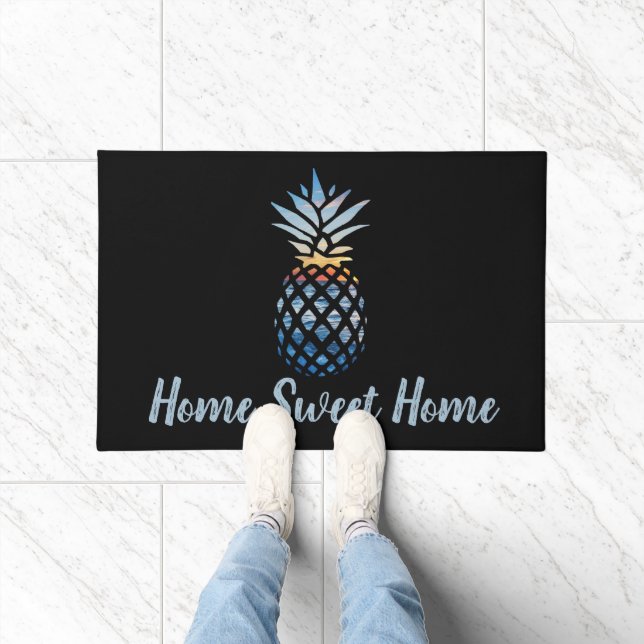 Paillasson Home Sweet Home Ananas Tropical Beach House (Intérieur)