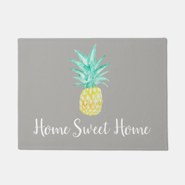 Paillasson Home Sweet Home Ananas Tropical Floor Mat (Devant)
