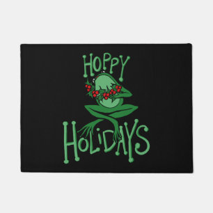 Paillasson Hoppy Holidays Fundy Christmas Frog