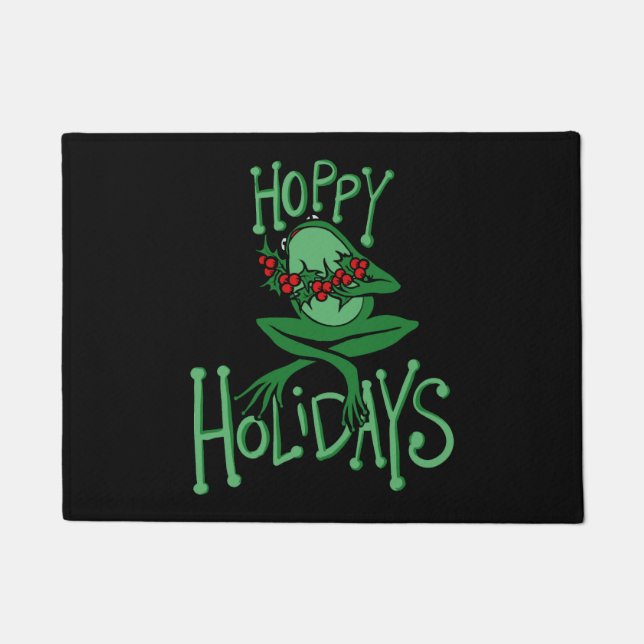 Paillasson Hoppy Holidays Fundy Christmas Frog (Devant)