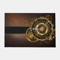 Horloge Steampunk avec des engrenages anciens