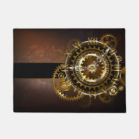 Horloge Steampunk avec des engrenages anciens