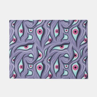 Paillasson Horreur Yeux mal Purple Pastel Goth