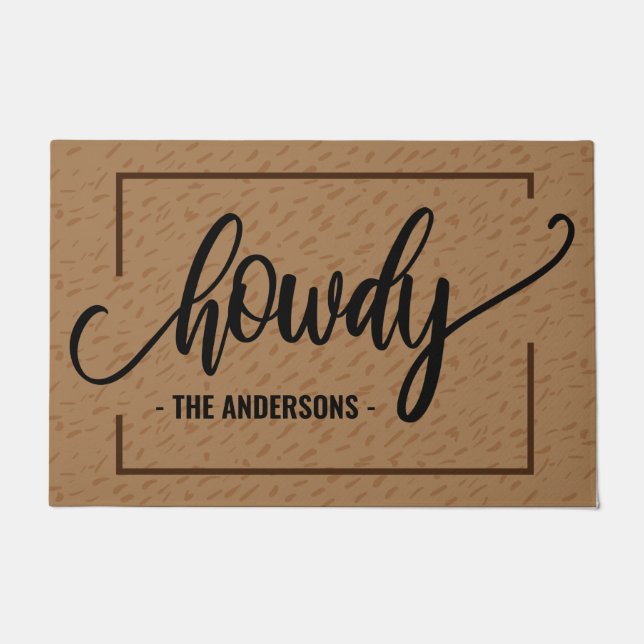 Paillasson Howdy - Funny Personnaliser l'accueil (Devant)