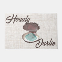 Huître côtière Howdy Darlin avec verre Turquoise