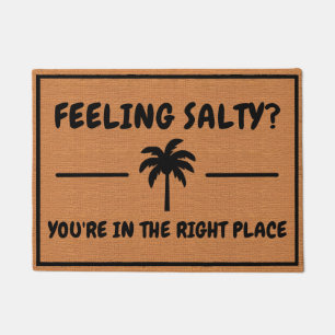 Paillasson Humour Tropical Drôle Palmier Minimaliste Rustique
