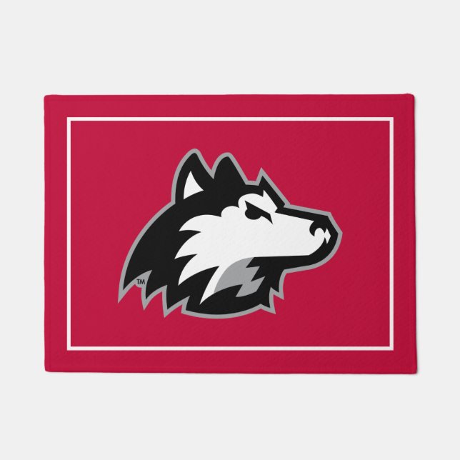 Paillasson Huskies du nord de l'Illinois (Devant)