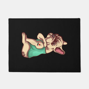 Paillasson I Love Maman Tattoo Lover Funny French Bulldog