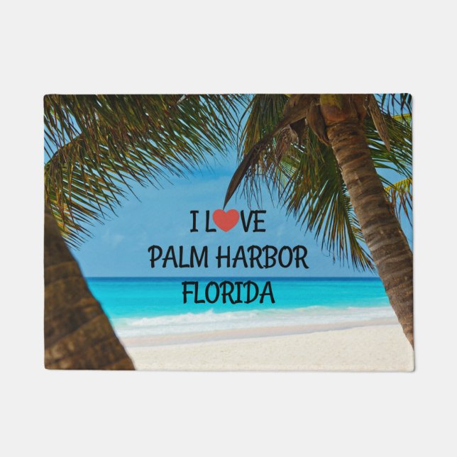 Paillasson I Love Palm Harbour, Floride (Devant)