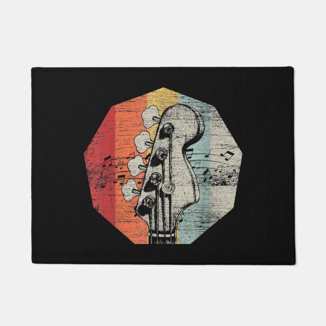 Paillasson Idée Cadeau Pour Bass-guitariste - Bass Guitar (Devant)