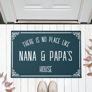 Paillasson Il N'Y A Pas D'Endroit Comme La Maison NANA & PAPA