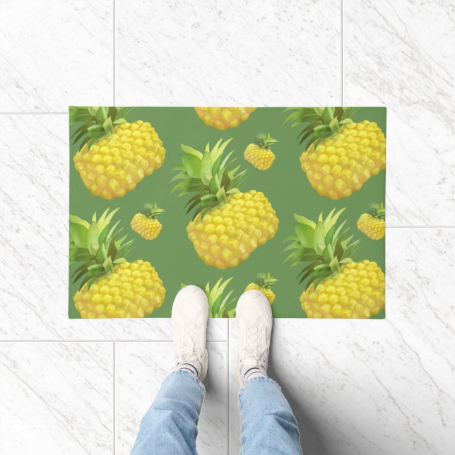 Paillasson Illustration d'ananas (Intérieur)