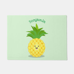 Paillasson Illustration d'ananas mignon