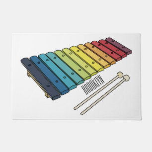 Paillasson Illustration de bande dessinée en Xylophone