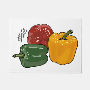 Paillasson Illustration de dessin de Capsicum
