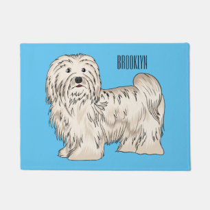 Paillasson Illustration de dessin de chien de Havan