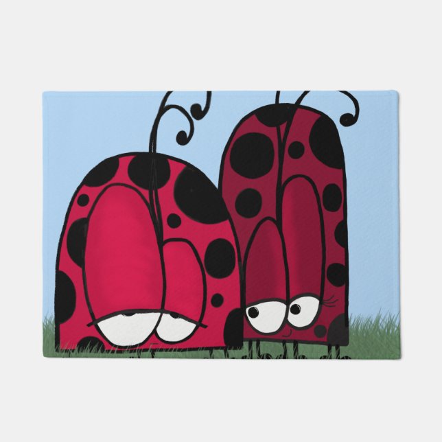 Paillasson Illustration de Ladybug d'amour non demandé (Devant)