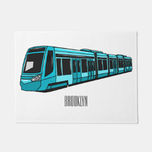 Paillasson Illustration de locomotive électrique
