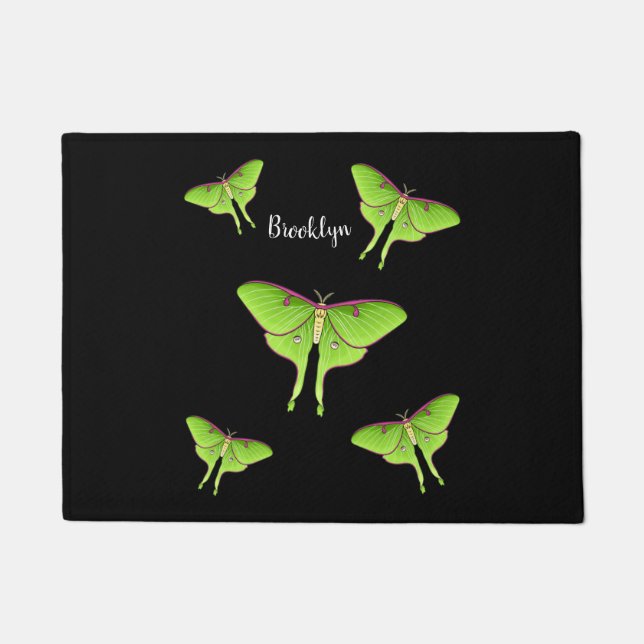 Paillasson Illustration de Luna Moth (Devant)