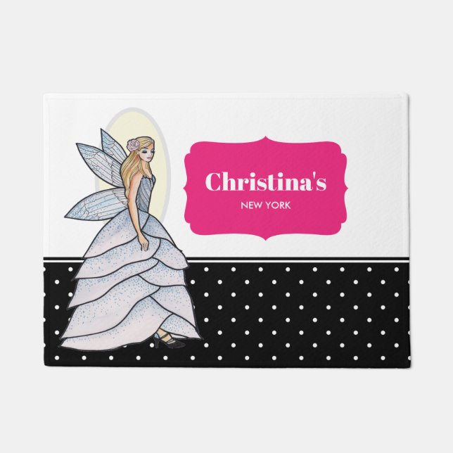 Paillasson Illustration de mode de robe de princesse fée Peta (Devant)
