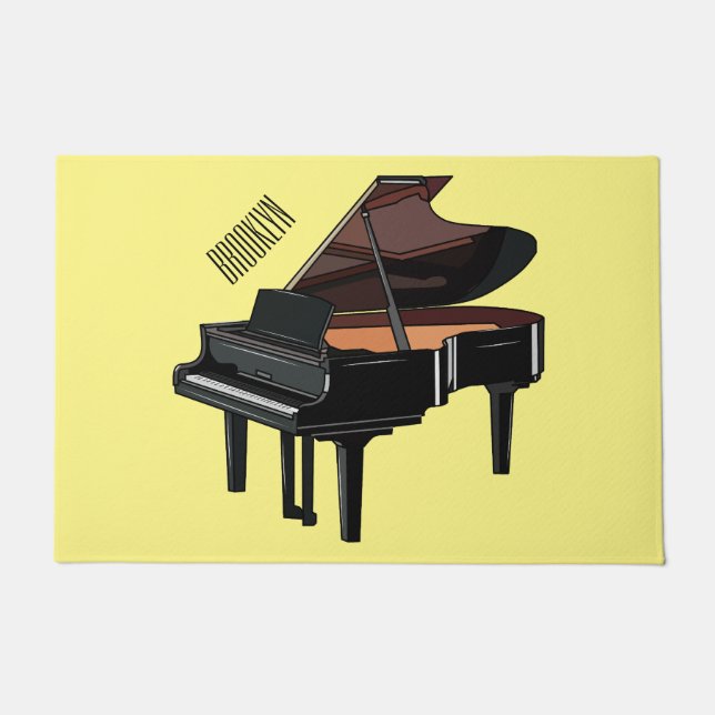 Paillasson Illustration de piano (Devant)