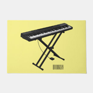 Paillasson Illustration de piano clavier