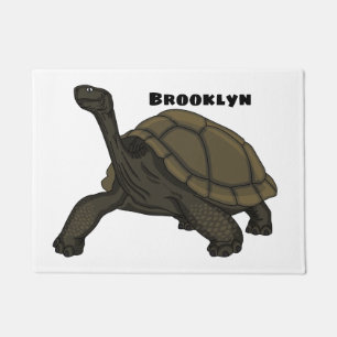 Paillasson Illustration de tortue terrestre des Galapagos