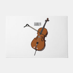 Paillasson Illustration de violoncelle