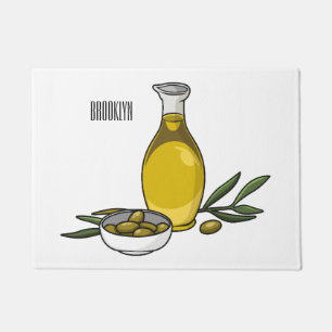 Paillasson Illustration d'huile d'olive