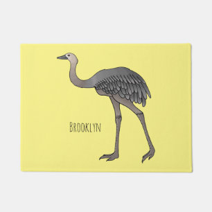 Paillasson Illustration d'oiseau de rhée