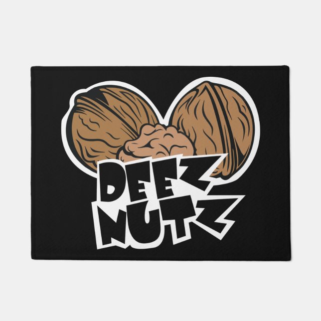 Paillasson Illustration drôle de Deez Nutz (Devant)