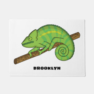 Paillasson Illustration du caméléon de la parson