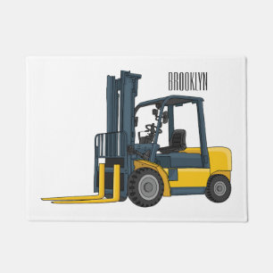 Paillasson Illustration du chariot élévateur