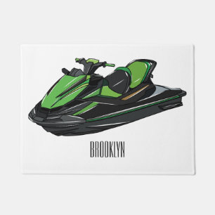 Paillasson Illustration Jet ski